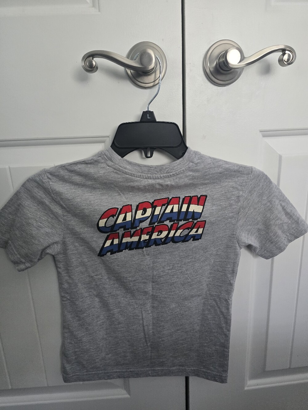 Captain America Graphic Tee - Grey
